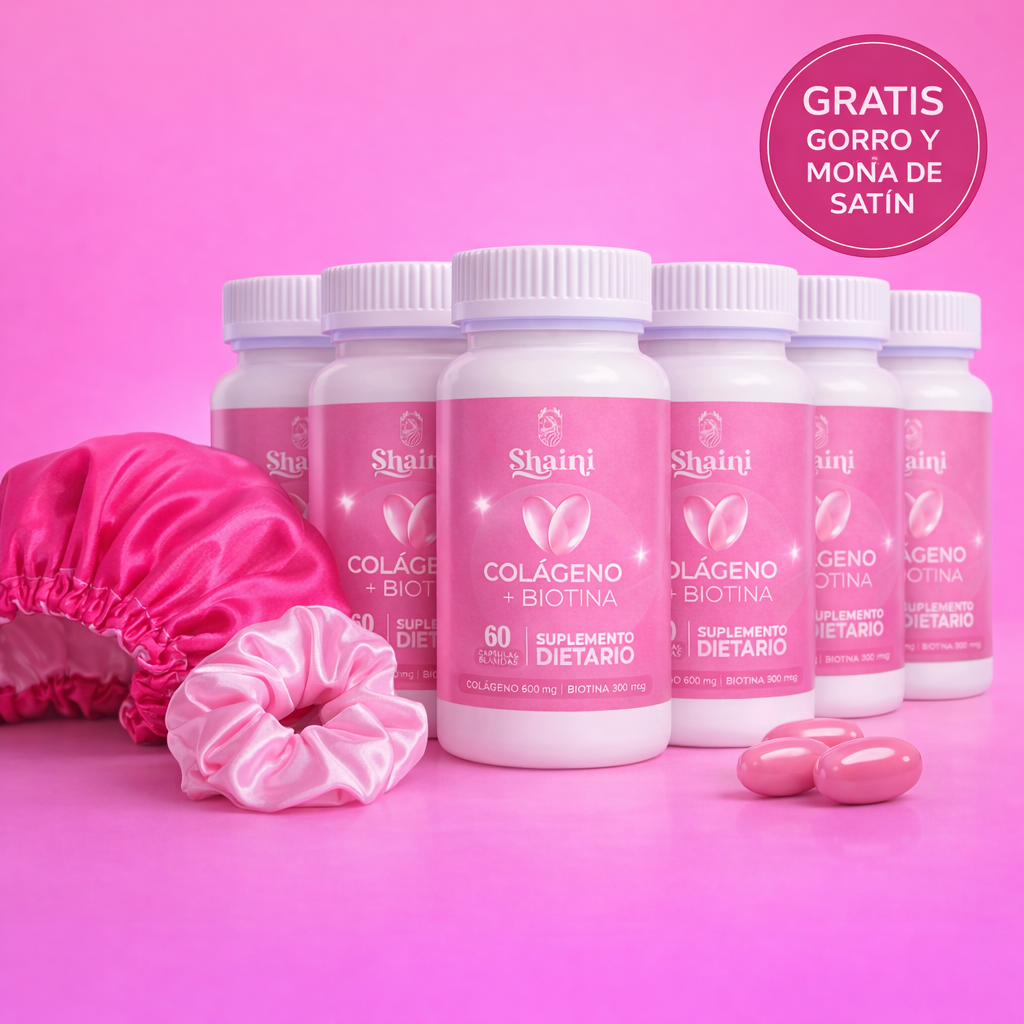 Combo x 6 de Colágeno Hidrolizado con Biotina en cápsulas (360 cápsulas en total) (Copia)
