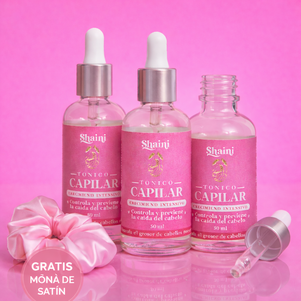 Kit x 3 Tónico Anticaída y Crecimiento con Capixil + GRATIS Moña de Satín