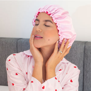 Gorro de satín doblefaz.